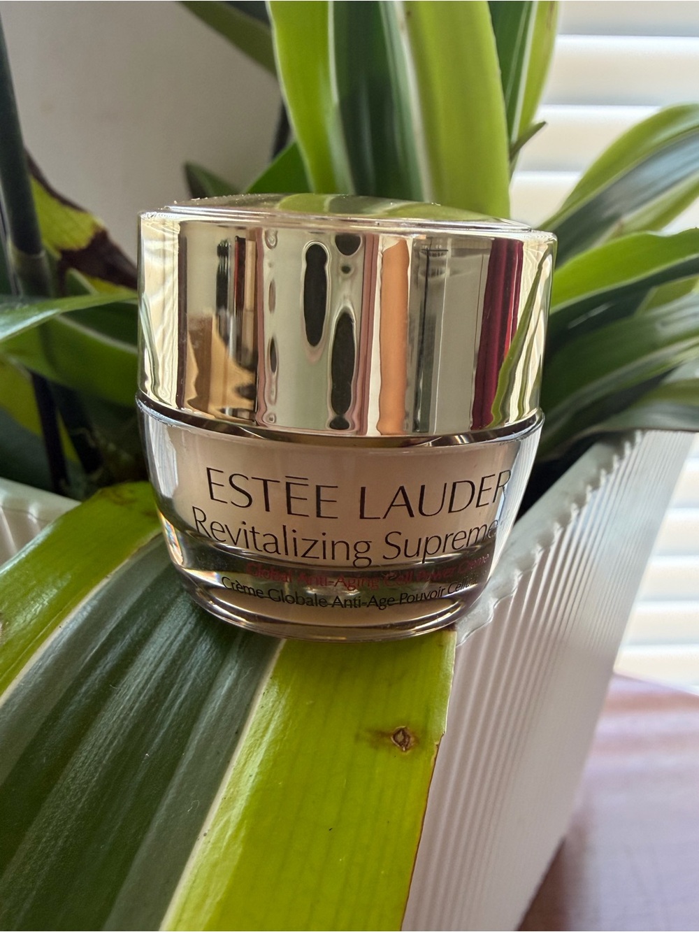 Estee Lauder Revitalizing Supreme+ Cream - Gold and Clear Jar